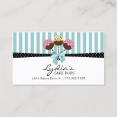 Kuchen-Pop-Bäckerei Visitenkarte (Vorderseite)