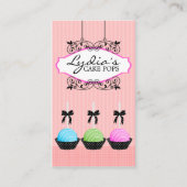 Kuchen-Pop-Bäckerei Visitenkarte (Vorderseite)
