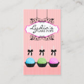 Kuchen-Pop-Bäckerei Visitenkarte (Vorderseite)