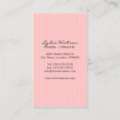 Kuchen-Pop-Bäckerei Visitenkarte (Rückseite)