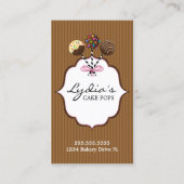 Kuchen-Pop-Bäckerei Visitenkarte (Vorderseite)