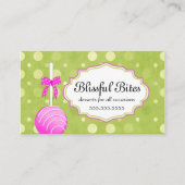 Kuchen-Pop Bakeshop Visitenkarte (Vorderseite)