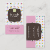 Kuchen-Pop-Geschäfts-Karte Visitenkarte (Vorne/Hinten)