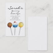 Kuchen-Pop - Geschäfts-Karte Visitenkarte (Vorne/Hinten)