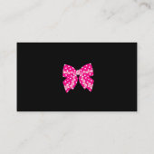 Kuchen-Pop-Geschäfts-Karten-Bäckereizebra-Retro Visitenkarte (Rückseite)