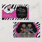 Kuchen-Pop-Geschäfts-Karten - Gewohnheit Visitenkarte (Vorne/Hinten)