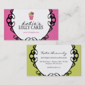 Kuchen-Pop-Geschäfts-Karten Visitenkarte (Vorne/Hinten)