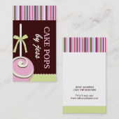 Kuchen-Pop-Geschäfts-Karten Visitenkarte (Vorne/Hinten)