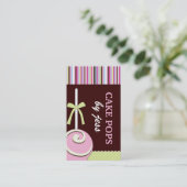 Kuchen-Pop-Geschäfts-Karten Visitenkarte (Stehend Vorderseite)