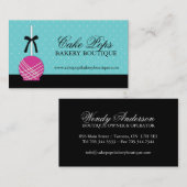 Kuchen-Pop-Geschäfts-Karten Visitenkarte (Vorne/Hinten)