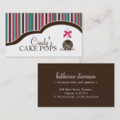 Kuchen-Pop-Geschäfts-Karten Visitenkarte (Vorne/Hinten)