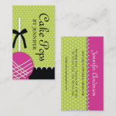 Kuchen-Pop-Geschäfts-Karten Visitenkarte (Vorne/Hinten)