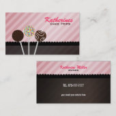 Kuchen-Pop-Geschäfts-Karten Visitenkarte (Vorne/Hinten)