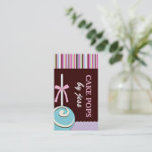 Kuchen-Pop-Geschäfts-Karten Visitenkarte (Stehend Vorderseite)