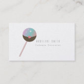 Kuchen Pop Keks Backkuchen Dekorator Bunte Visitenkarte (Vorderseite)