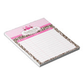 Kuchen Pop Kuchen Bäckerei Einnahmen Notizblock (angewinkelt)