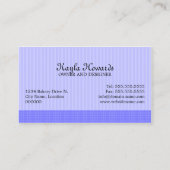 Kuchen-Pop-Nachtisch-Bäcker Visitenkarte (Rückseite)