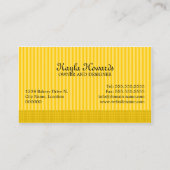 Kuchen-Pop-Nachtische Visitenkarte (Rückseite)