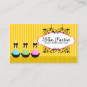 Kuchen-Pop-Nachtische Visitenkarte (Vorderseite)