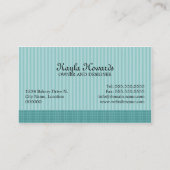 Kuchen-Pop-Nachtische Visitenkarte (Rückseite)