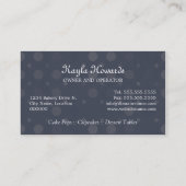 Kuchen-Pop Visitenkarte (Rückseite)