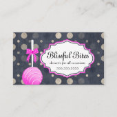 Kuchen-Pop Visitenkarte (Vorderseite)