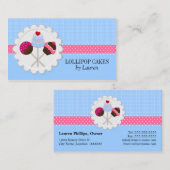Kuchen-Pop Visitenkarte (Vorne/Hinten)