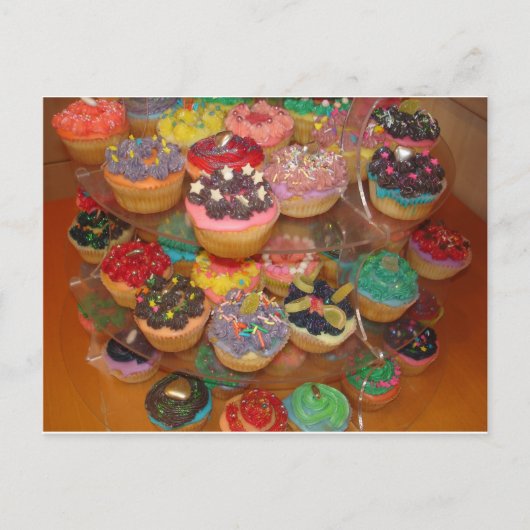 Kuchen Postkarte (Vorderseite)