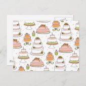 Kuchen Postkarte (Vorne/Hinten)