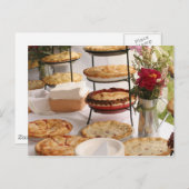 Kuchen Postkarte (Vorne/Hinten)