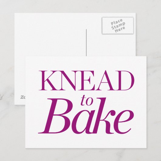 Kuchen Postkarte (Vorne/Hinten)