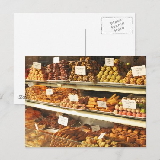 Kuchen Postkarte (Vorne/Hinten)