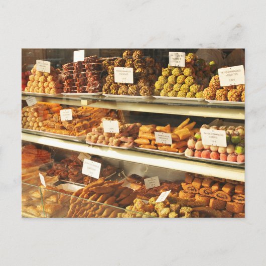 Kuchen Postkarte (Vorderseite)