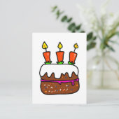 Kuchen Postkarte (Stehend Vorderseite)