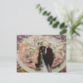 Kuchen Postkarte (Stehend Vorderseite)