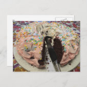 Kuchen Postkarte (Vorne/Hinten)