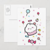 Kuchen Postkarte (Vorne/Hinten)