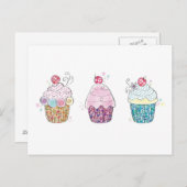 Kuchen! Postkarte (Vorne/Hinten)