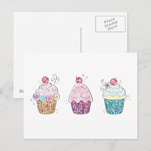 Kuchen! Postkarte (Vorne/Hinten)