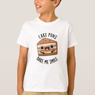 Kuchen Puns Bake Me Lächeln Funny Food Puff T-Shirt