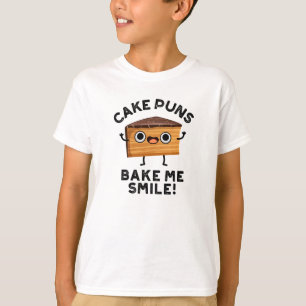 Kuchen Puns Bake Me Lächeln Funny Food Puff T-Shirt