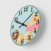 Kuchen Runde Wanduhr (Winkel)