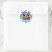 Kuchen Runder Aufkleber (Tasche)