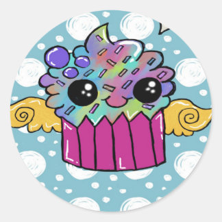 Kuchen Runder Aufkleber