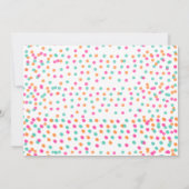 Kuchen schmückend Geburtstag, Backbash für Kinder Einladung (Rückseite)