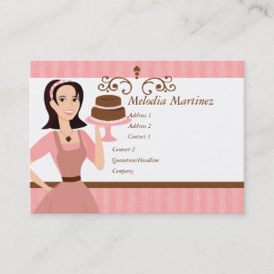 Kuchen-Schönheit Visitenkarte