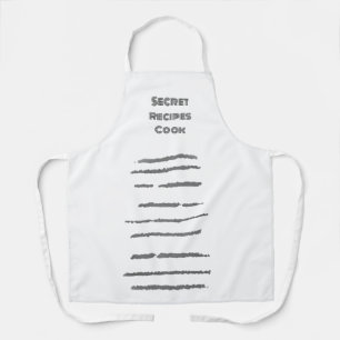 Küchen-Schürze Geheimrezepte Kochdesign Schürze