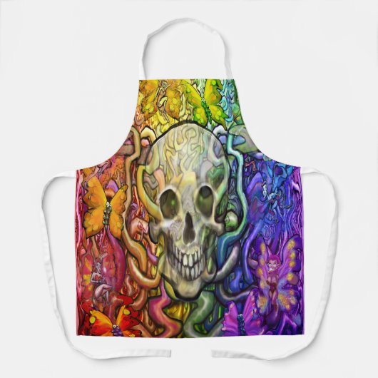 Küchen-Schürze mit All-Over-Print Schürze (Vorderseite)