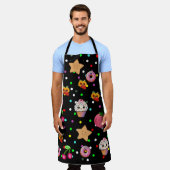 Küchen-Schürze mit All-Over-Print Schürze (Getragen)
