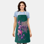 Küchen-Schürze mit Allover-Druck Schürze (Getragen)